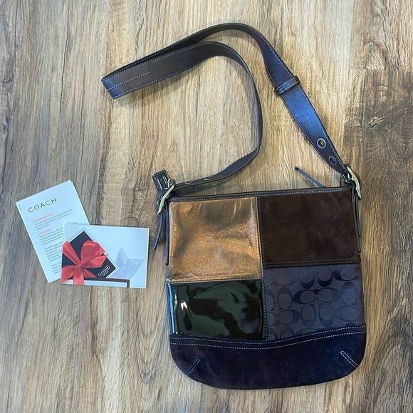 Coach Patchwork Crossbody Bag F10421 - Picture 3 of 6